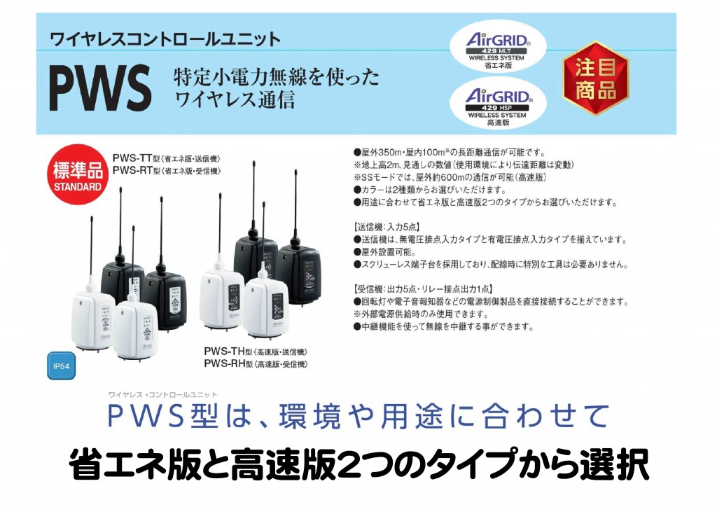 本格派ま！ Pro-Toolsパトライト ワイアレスコントロールユニット 送信機タイプ 高速版 白 PWS-THN-W