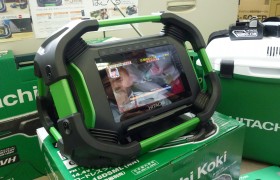 HITACHI (ハイコ—キ)ポータブルラジオ付きテレビ 18V Li-ion 楽天市場】【Bluetooth機能搭載】HIKOKI 18V コードレスラジオ
